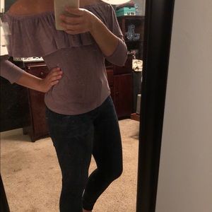 American Eagle off the shoulder shirt